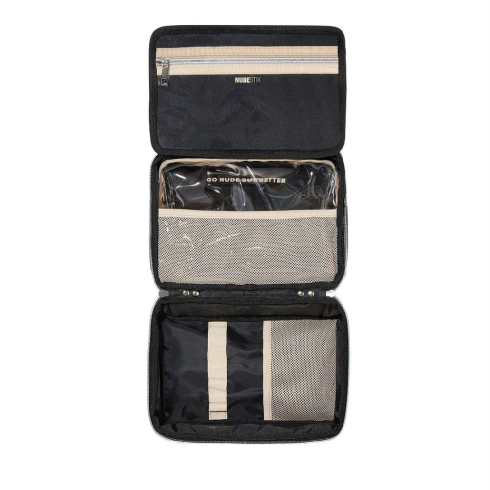 NUDESTIX Hanging Cosmetic Case Black NEW WITH TAGS